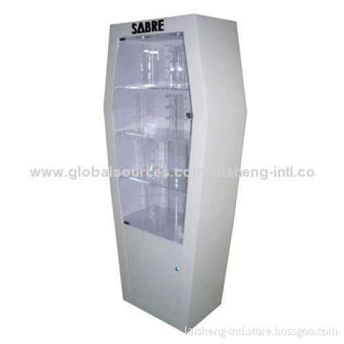 POP Floor Display with Four Casters, Measures 750 x 400 x 1,800mm